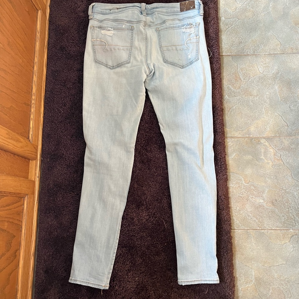 American Eagle Crop Skinny Size 6